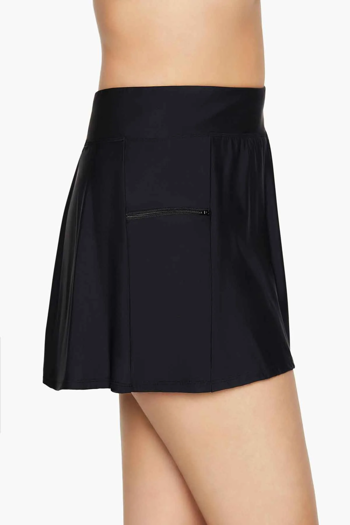 Plus Size Skort With Zip Pocket sold by Longitude product image thumbnail 2