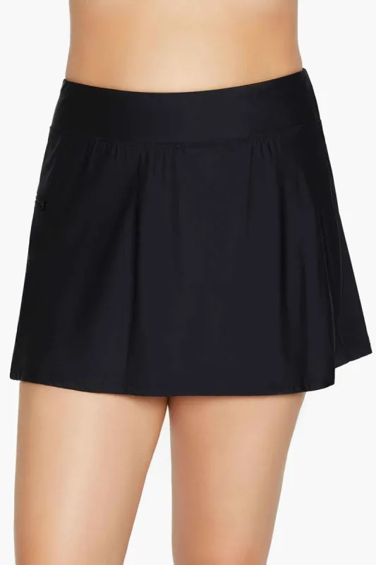 Plus Size Skort With Zip Pocket sold by Longitude