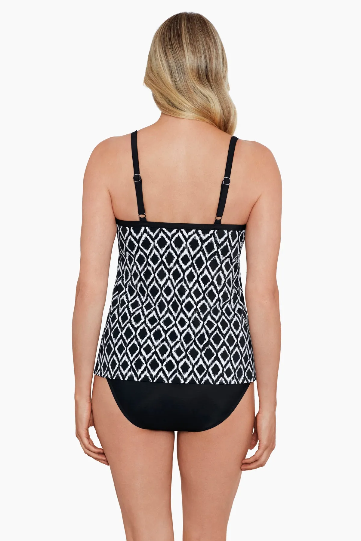 Knotted Flyaway Tankini Top - Batik Charm sold by Longitude product image thumbnail 3