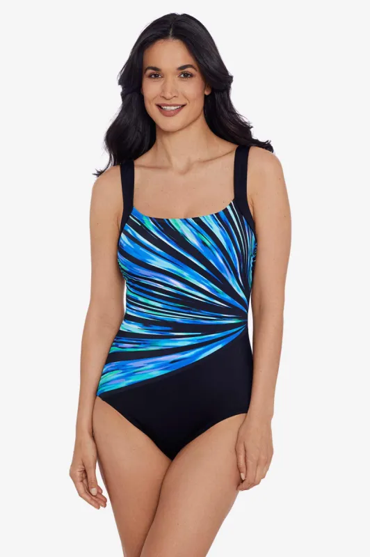 Illusion Tank One Piece Swimsuit Galaxy Burst sold by Longitude