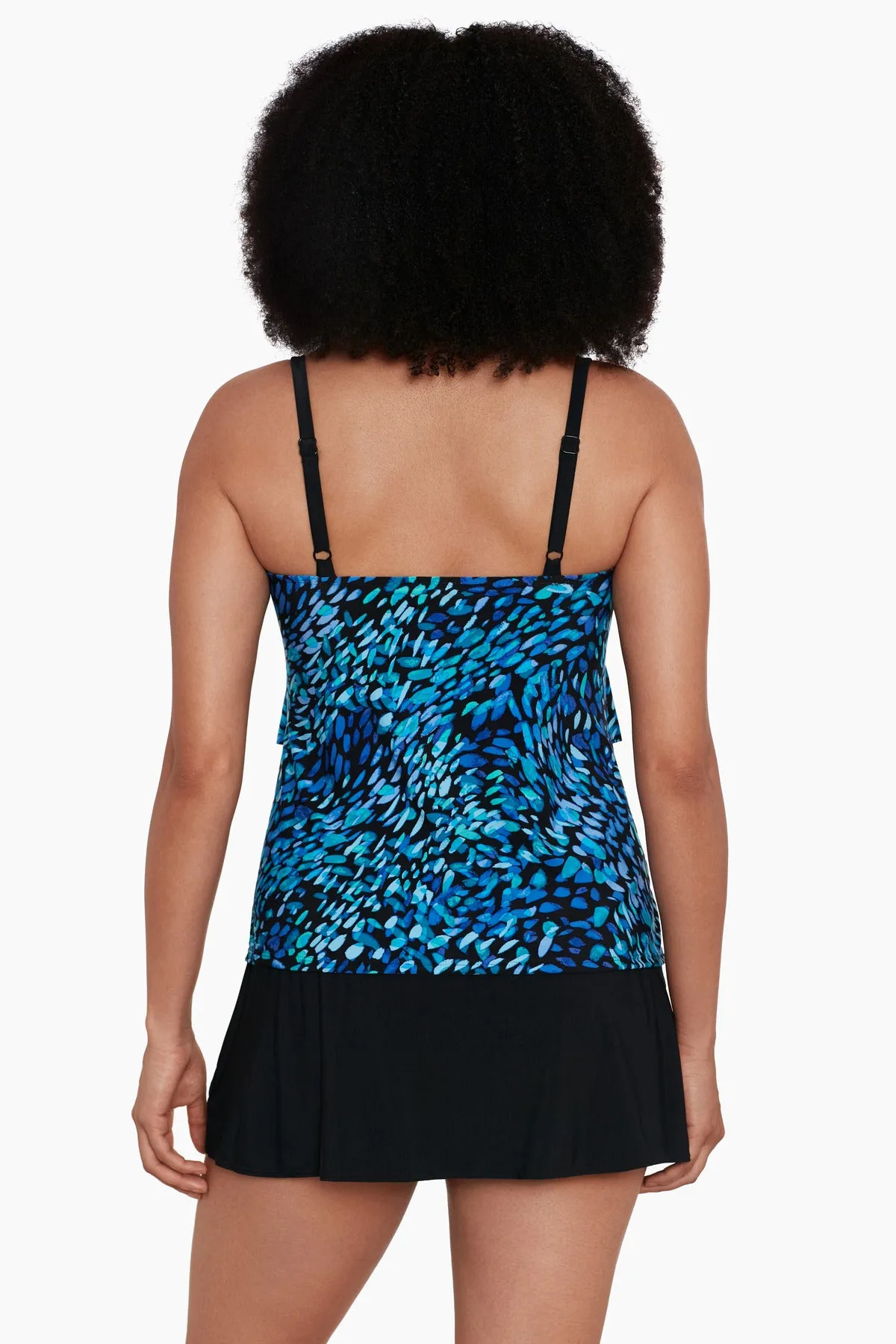 Long Torso Ruffle Faux Skirtini - Petals Apart sold by Longitude product image thumbnail 3