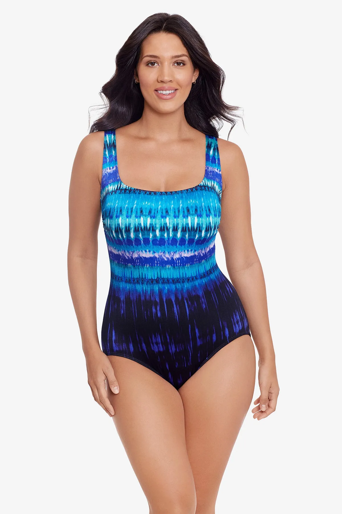 Double X-Back Tank Long Torso One Piece Swimsuit Secret Terrain sold by Longitude