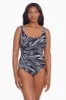 Long Torso Panel Scoopneck One Piece - Night Point sold by Longitude