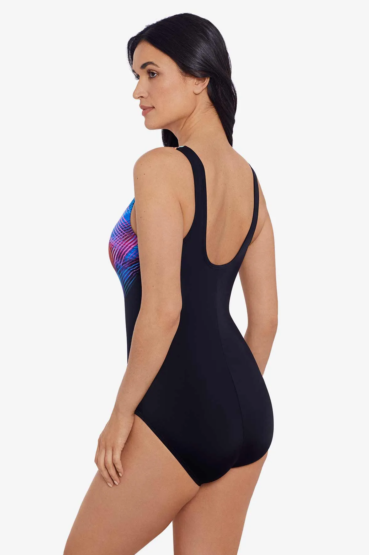 High Neck Tank One Piece - Prismatic Crosshatch sold by Longitude product image thumbnail 2