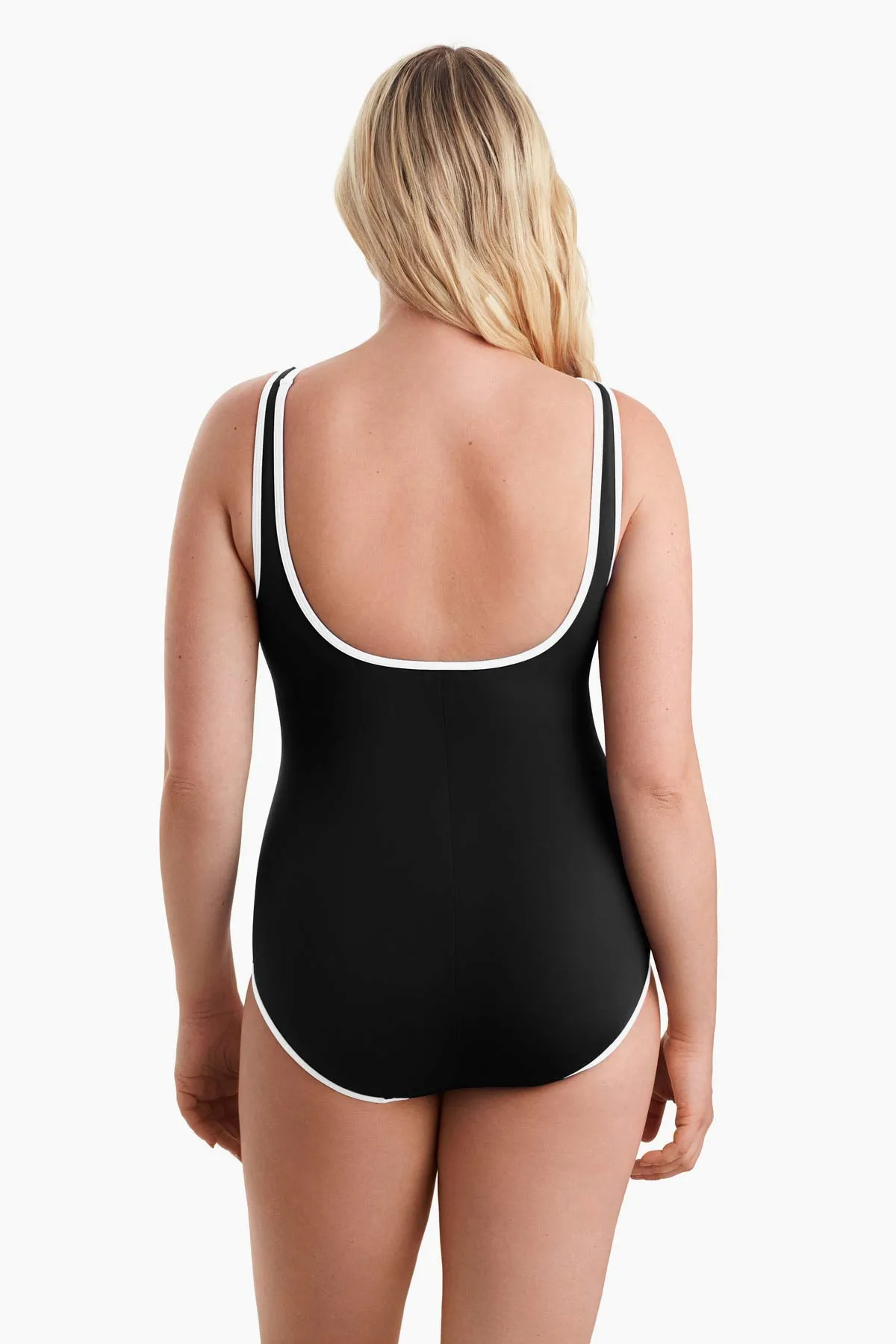 Side Panel Tank One Piece - Black/White sold by Longitude product image thumbnail 3