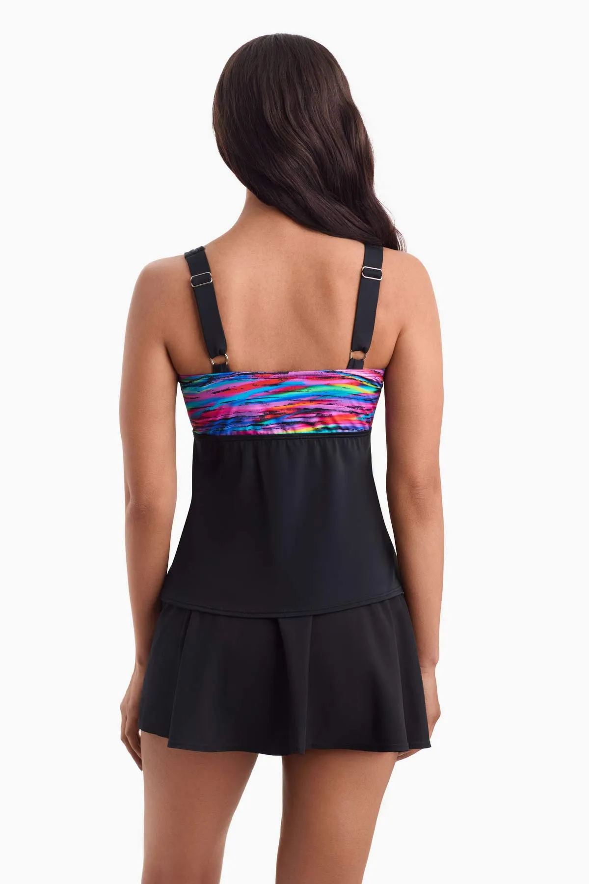 Twist Bra Tankini Top - Tidal Wave sold by Longitude product image thumbnail 3