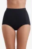 Divine Solid Girl Leg Brief - Black sold by Longitude