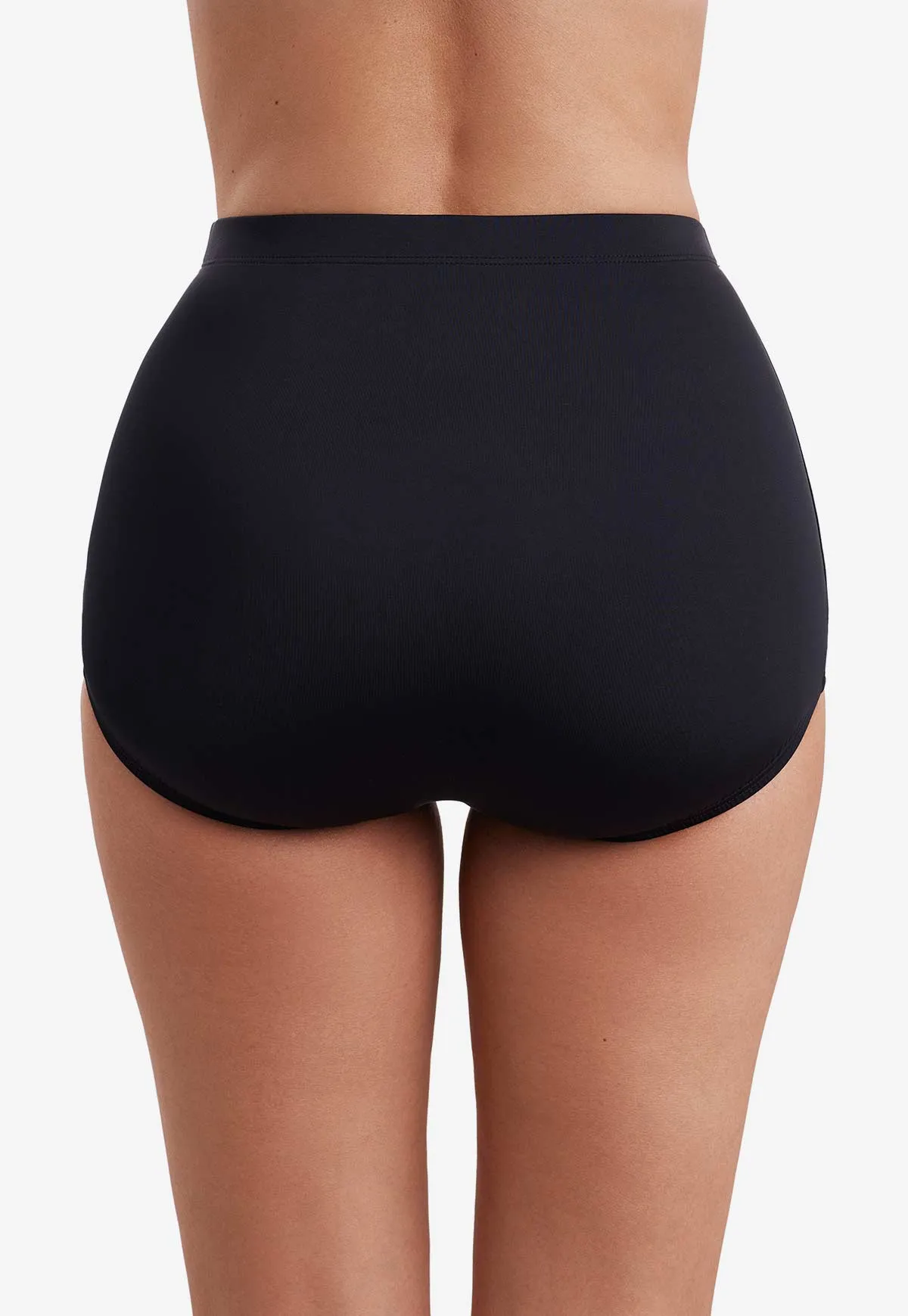 Divine Solid Girl Leg Brief - Black sold by Longitude product image thumbnail 3
