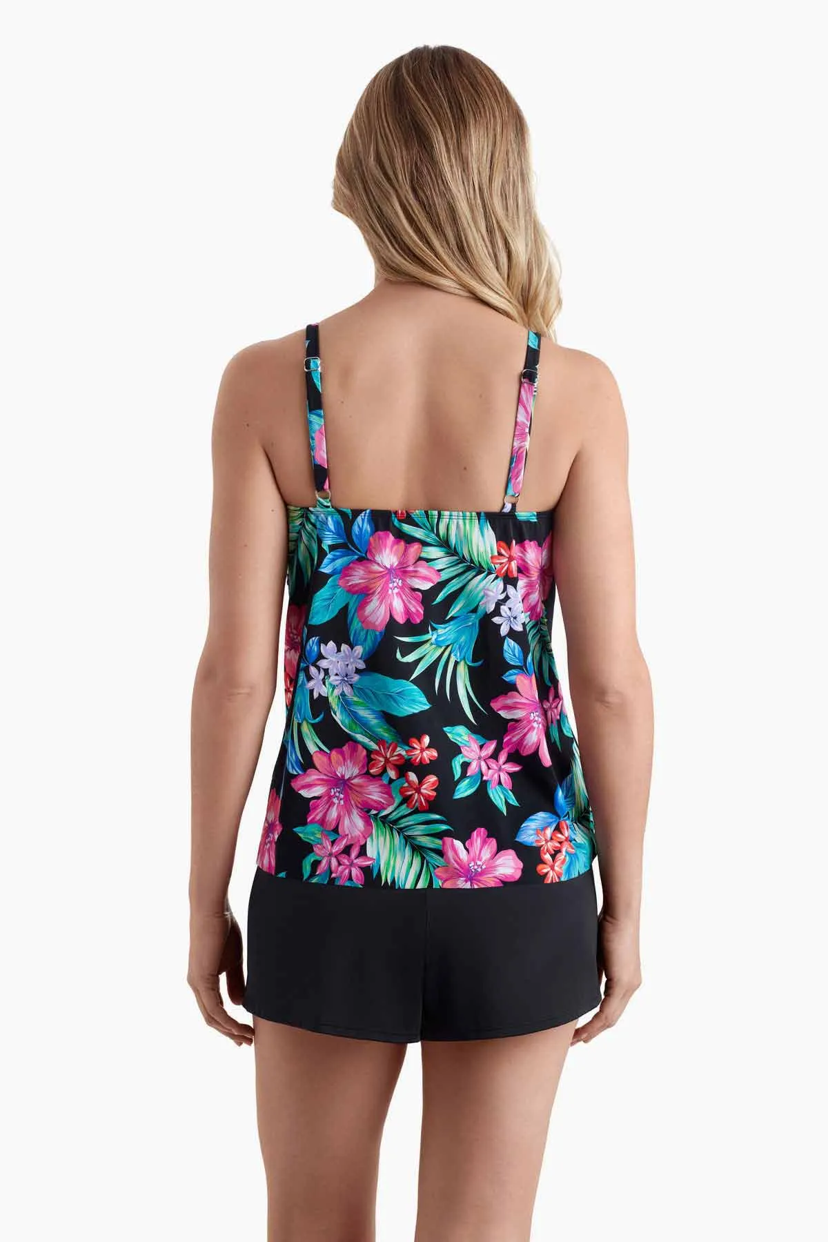 Asymmetrical Flounce Tankini Top - Island Hopping sold by Longitude product image thumbnail 3