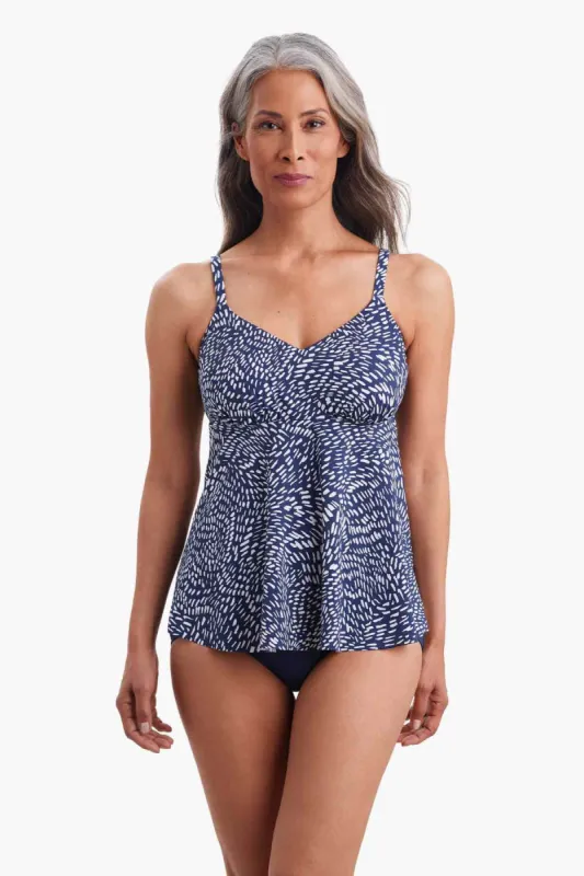 V-Neck Tankini Top - Smooth Moves sold by Longitude