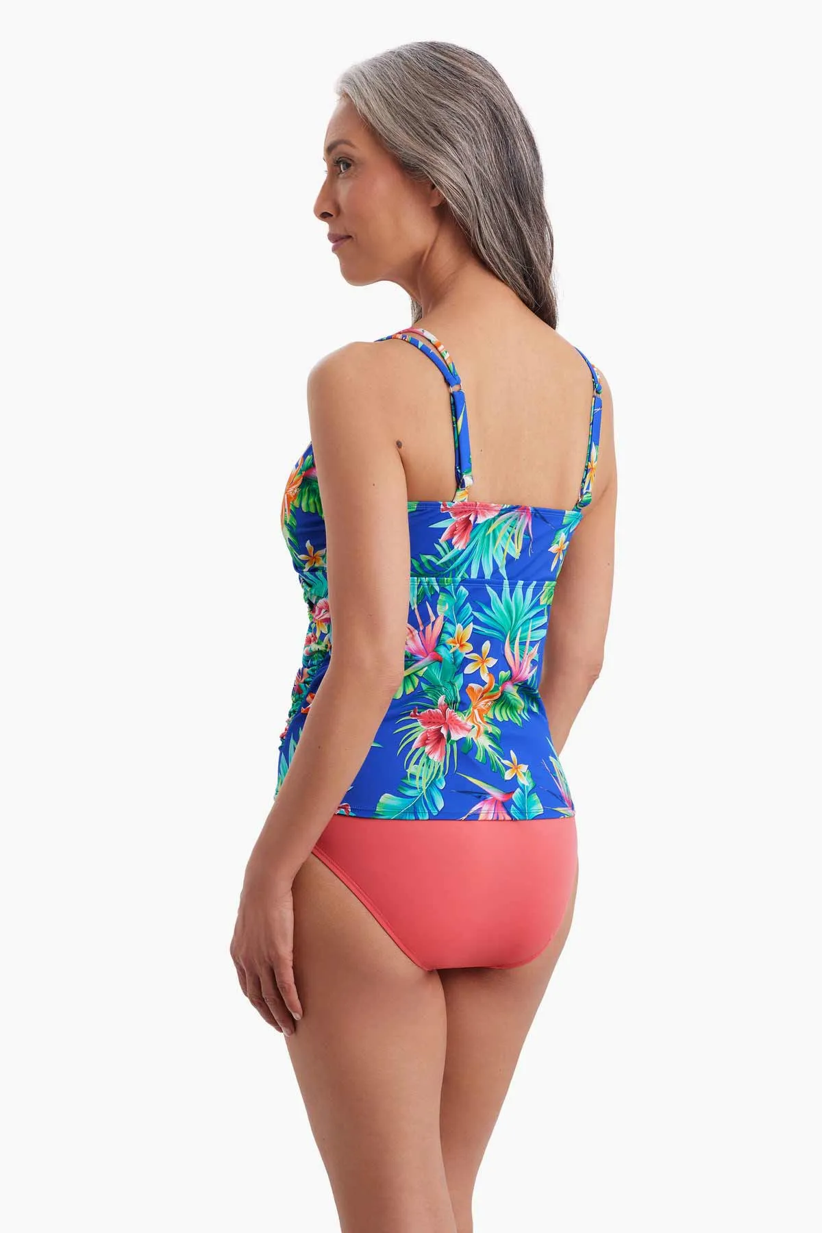 Crossover Tankini Top - Tropical Tendencies sold by Longitude product image thumbnail 2