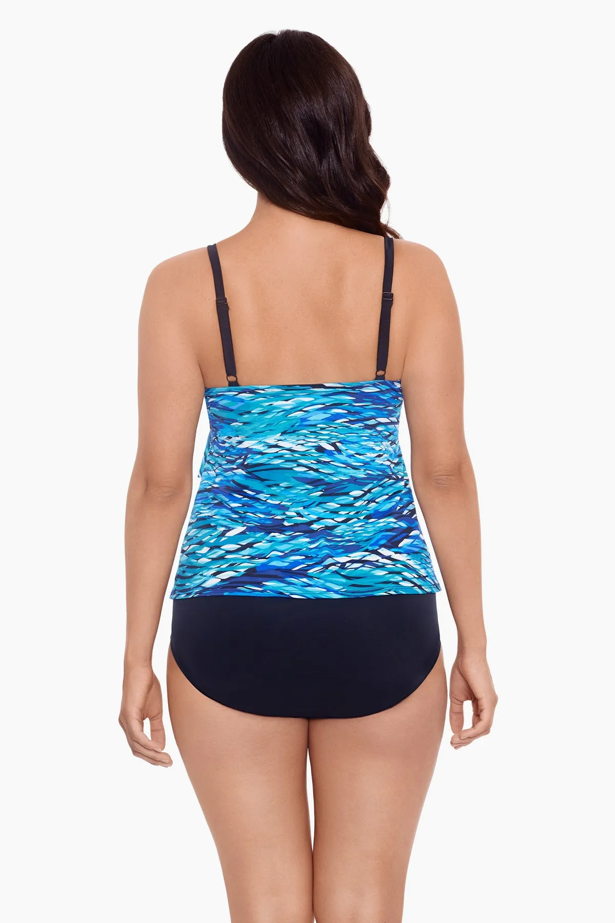 Triple Tier Tank Long Torso One Piece Swimsuit Playing Koi sold by Longitude product image thumbnail 3