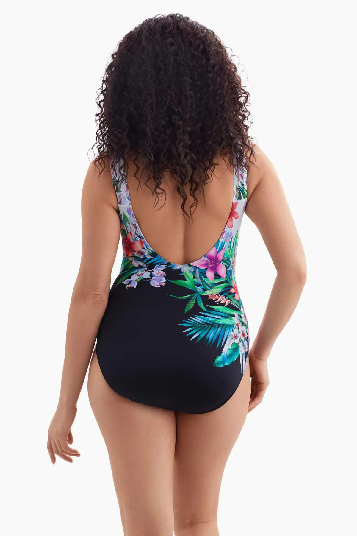 Long Torso Panel Scoopneck One Piece - Bora Bora sold by Longitude product image thumbnail 3