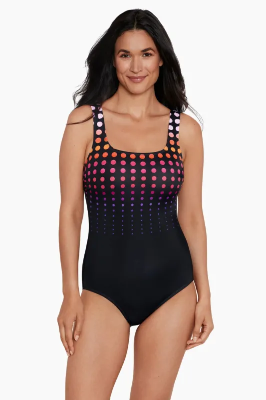 Going In Circles Scoop Neck One Piece sold by Longitude