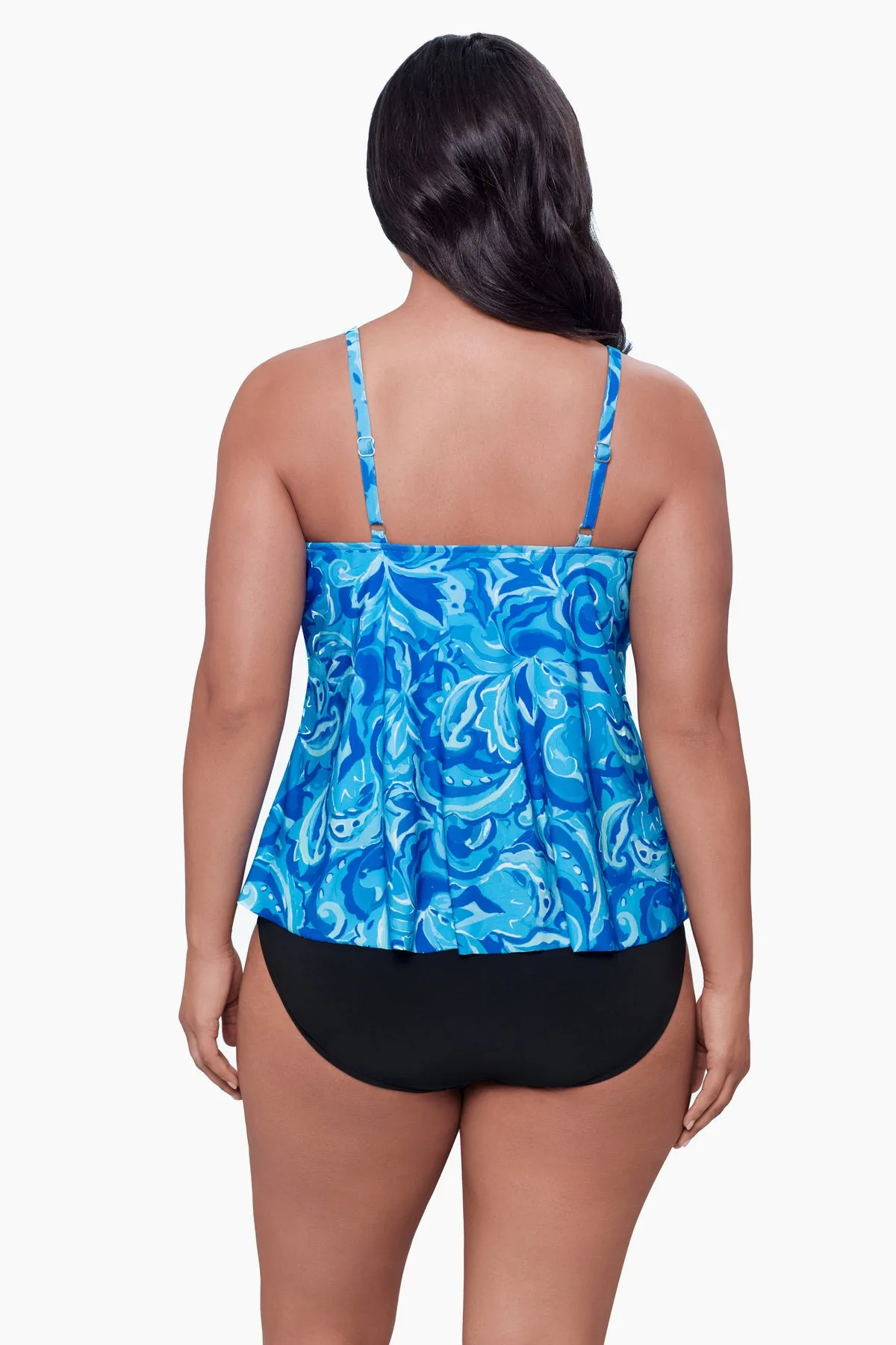 Plus Size Ronnie Tankini Top - Tumbled Paisley sold by Longitude product image thumbnail 4