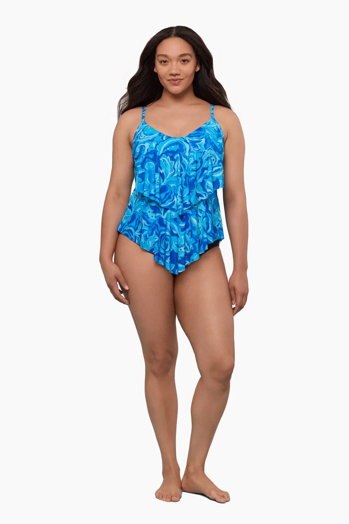 Ronnie Tankini Top - Tumbled Paisley sold by Longitude product image thumbnail 2