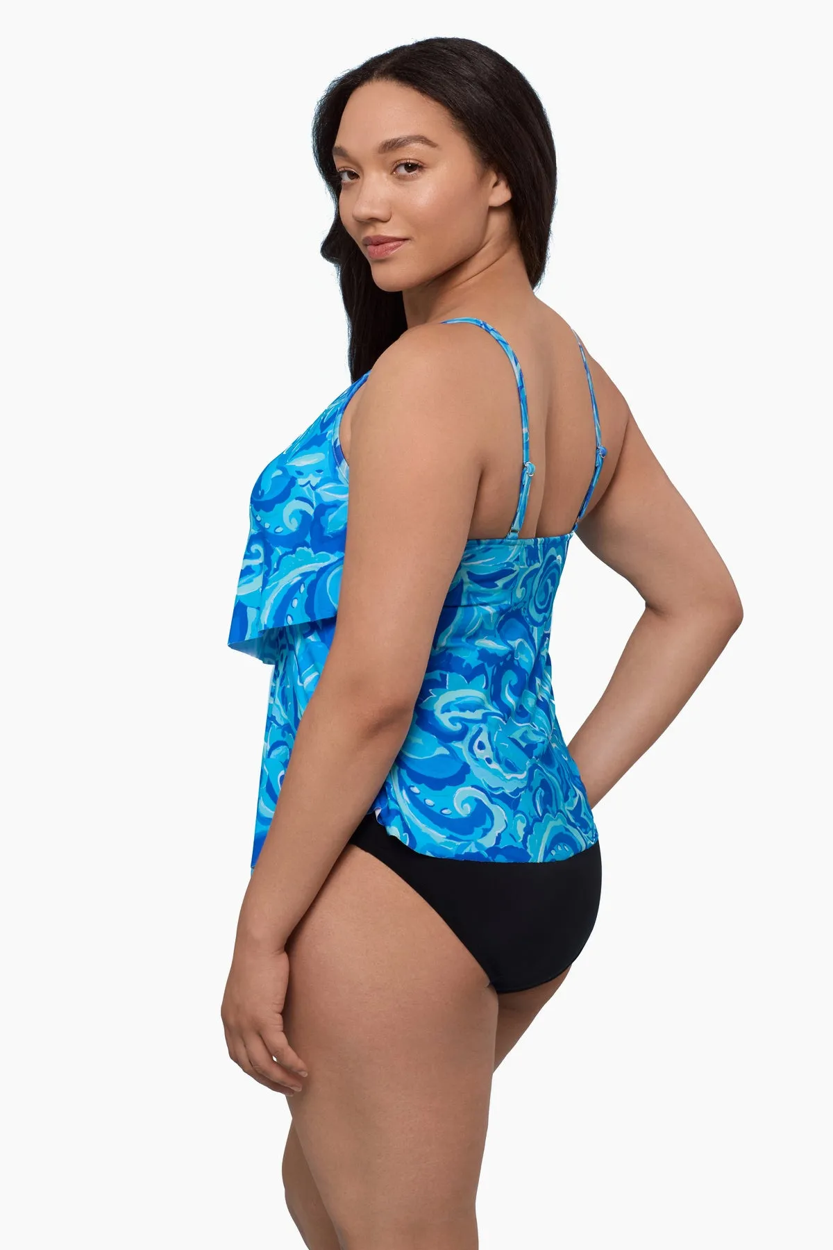 Ronnie Tankini Top - Tumbled Paisley sold by Longitude product image thumbnail 3