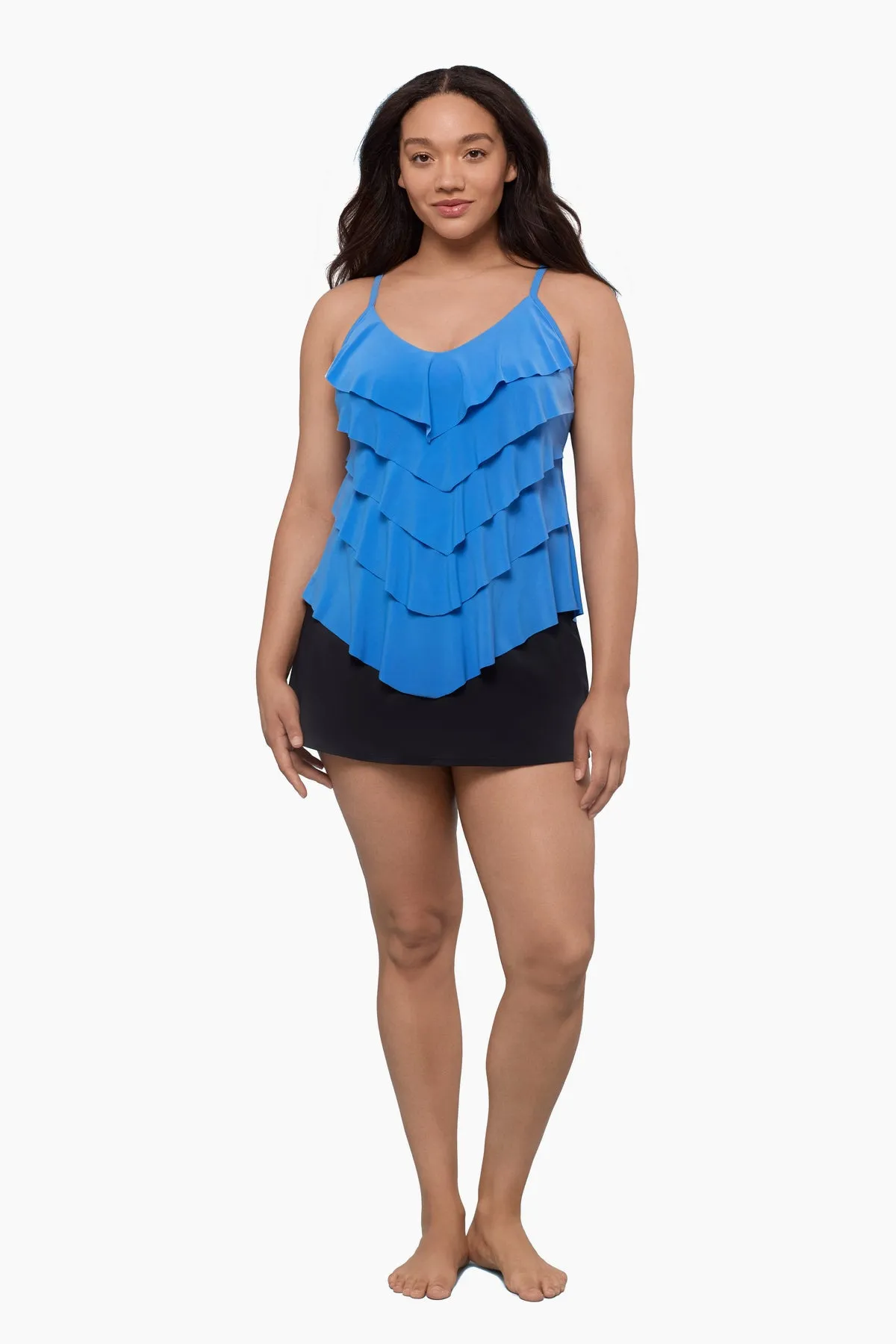 Rachel Tankini Top - Blue Grotto sold by Longitude product image thumbnail 2
