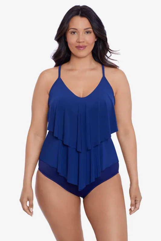 Ronnie Tankini Top - Ink sold by Longitude