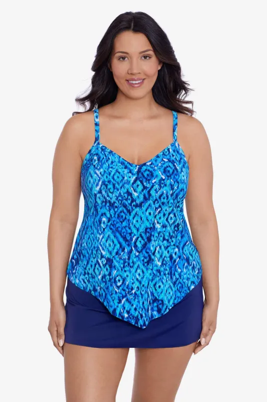 Hank Tankini Top - Bali Brocade sold by Longitude