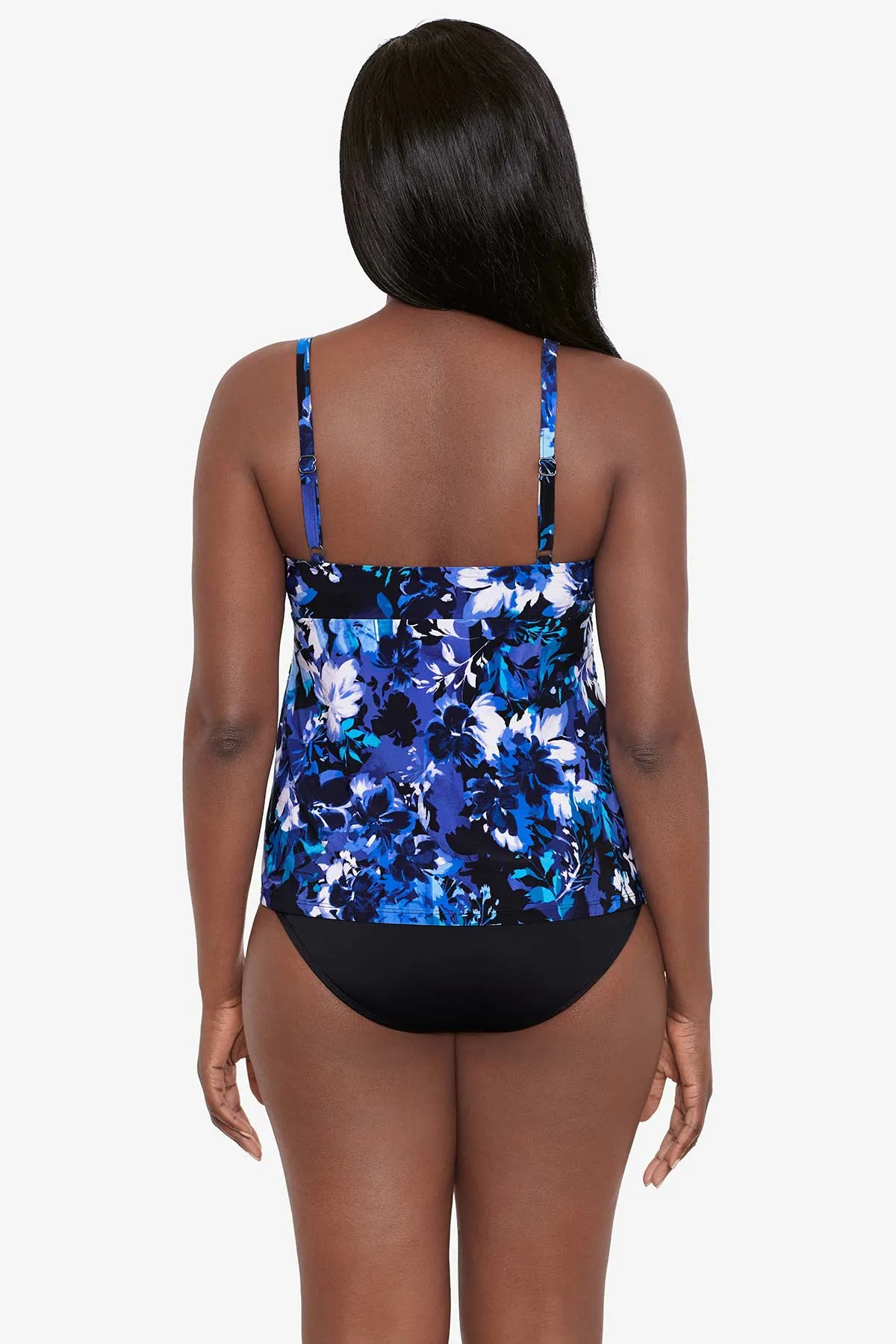 Tie Dye Floral Cara Tankini Top sold by Longitude product image thumbnail 3