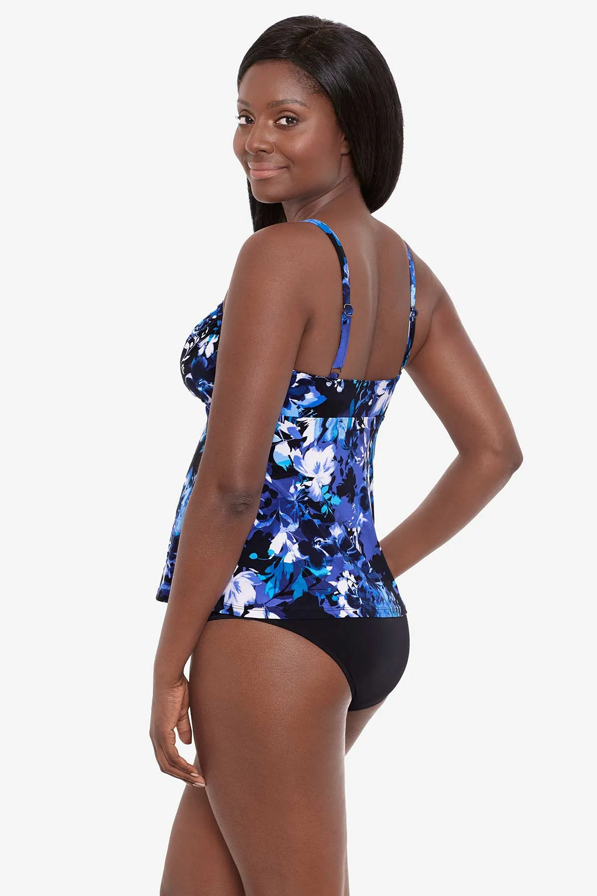Tie Dye Floral Cara Tankini Top sold by Longitude product image thumbnail 2