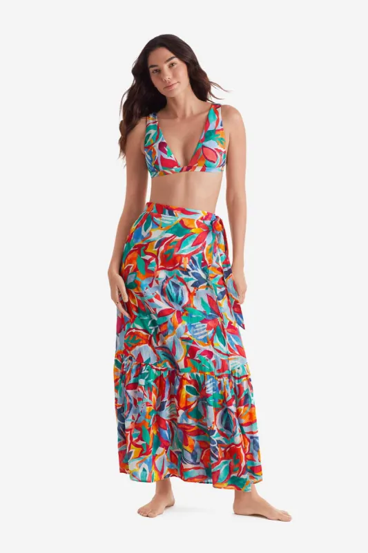Cove Wrap Skirt - Radiant Floral sold by Longitude