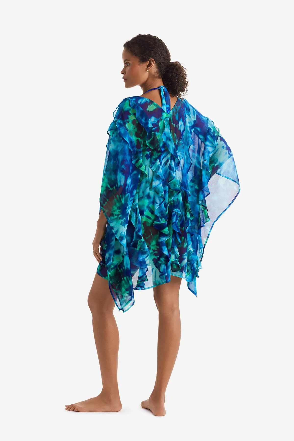 Breeze Poncho - Saltwater Tie Dye sold by Longitude product image thumbnail 2