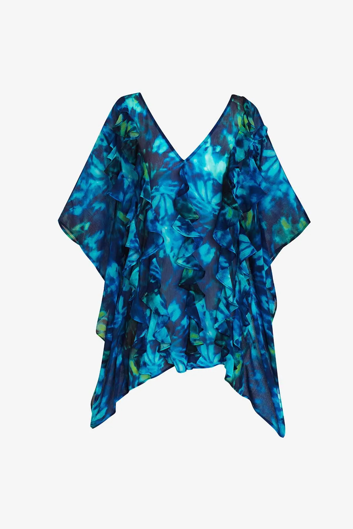 Breeze Poncho - Saltwater Tie Dye sold by Longitude product image thumbnail 4