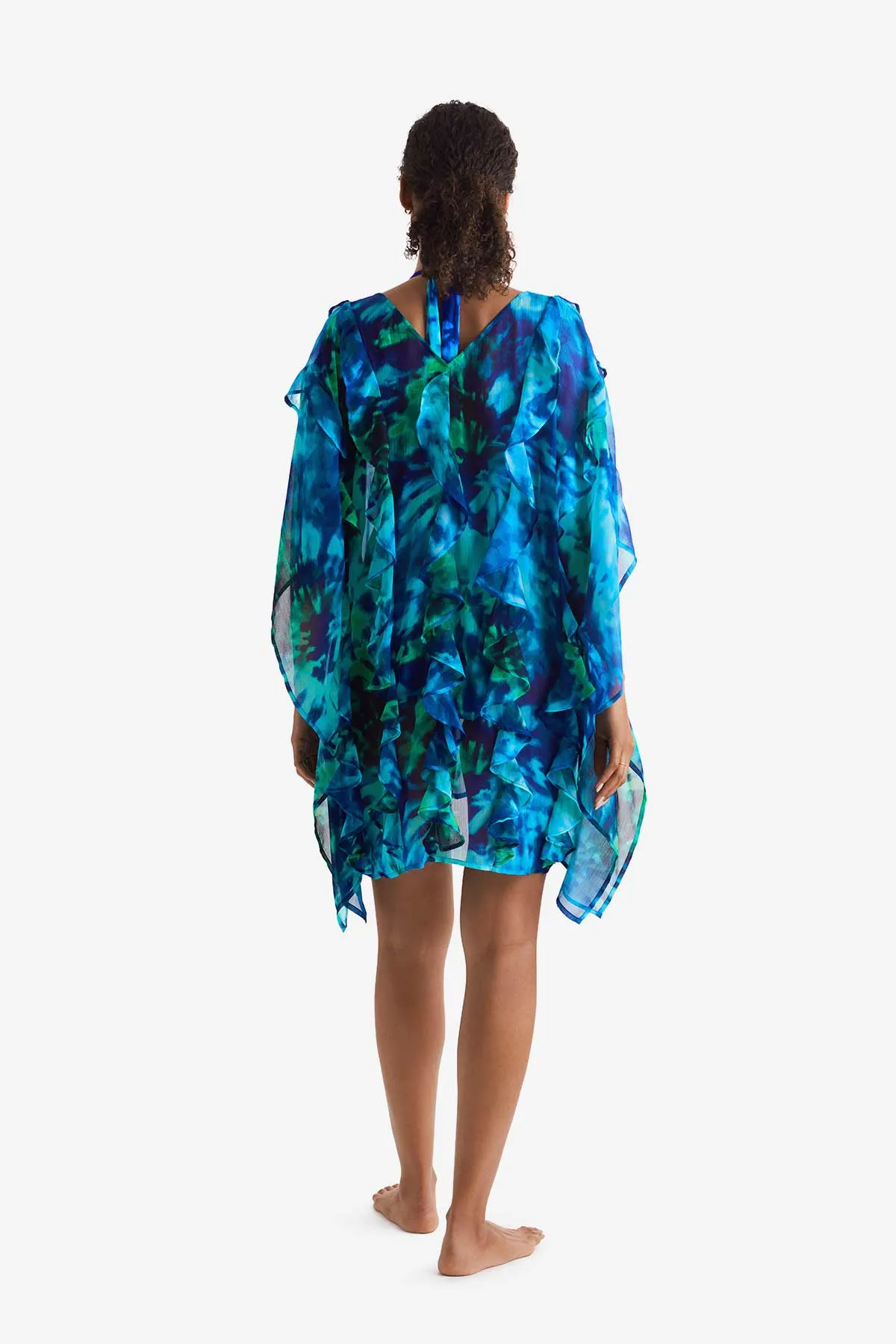 Breeze Poncho - Saltwater Tie Dye sold by Longitude product image thumbnail 3