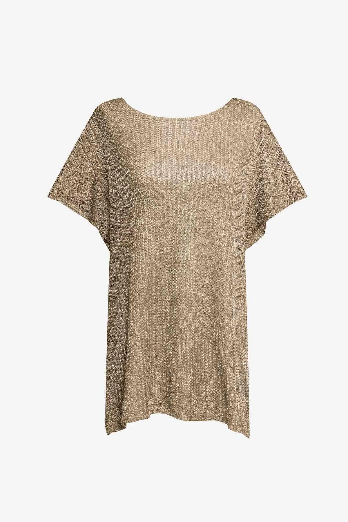 Lagoon Tunic - Gold Metallic Knit sold by Longitude product image thumbnail 4