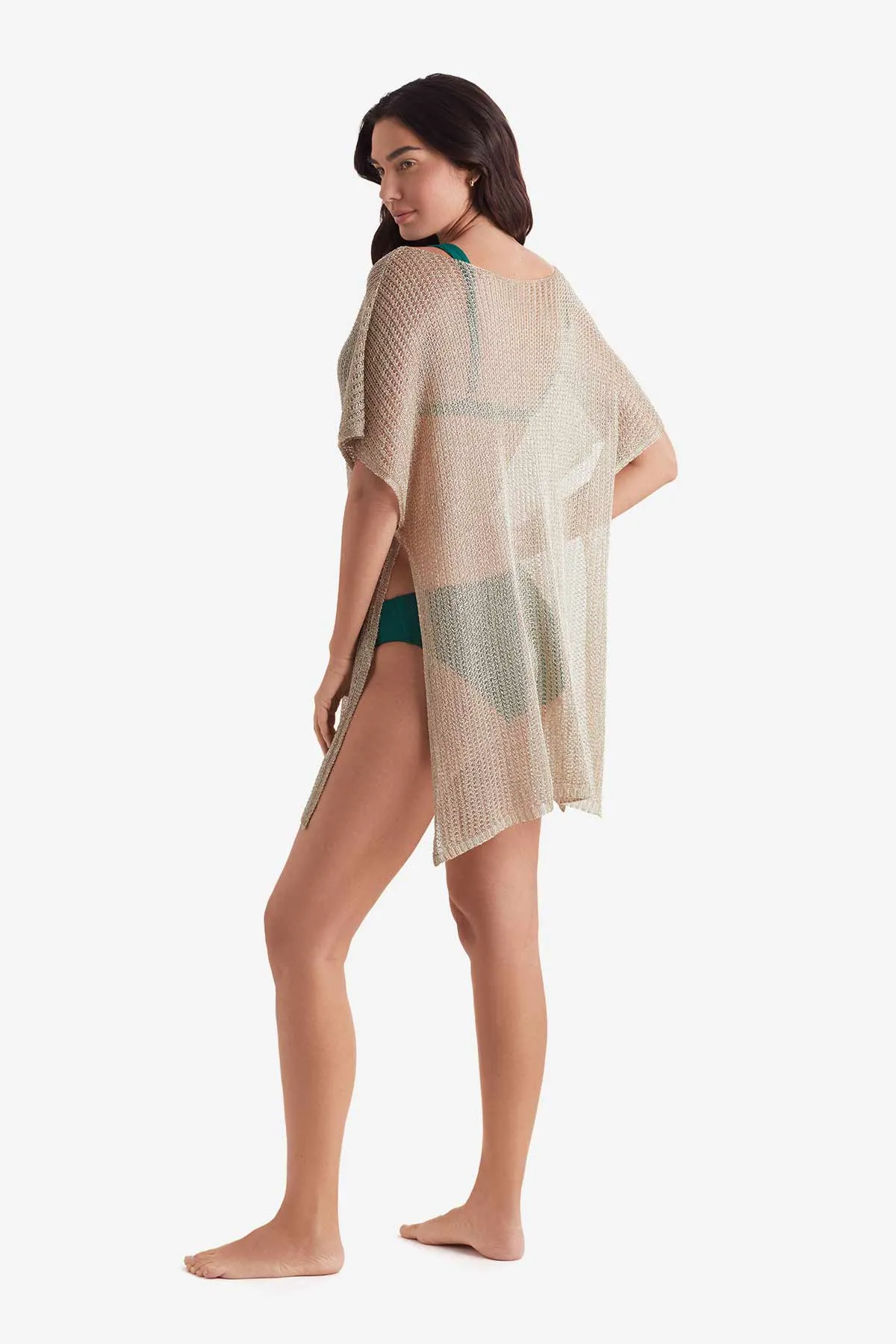 Lagoon Tunic - Gold Metallic Knit sold by Longitude product image thumbnail 2
