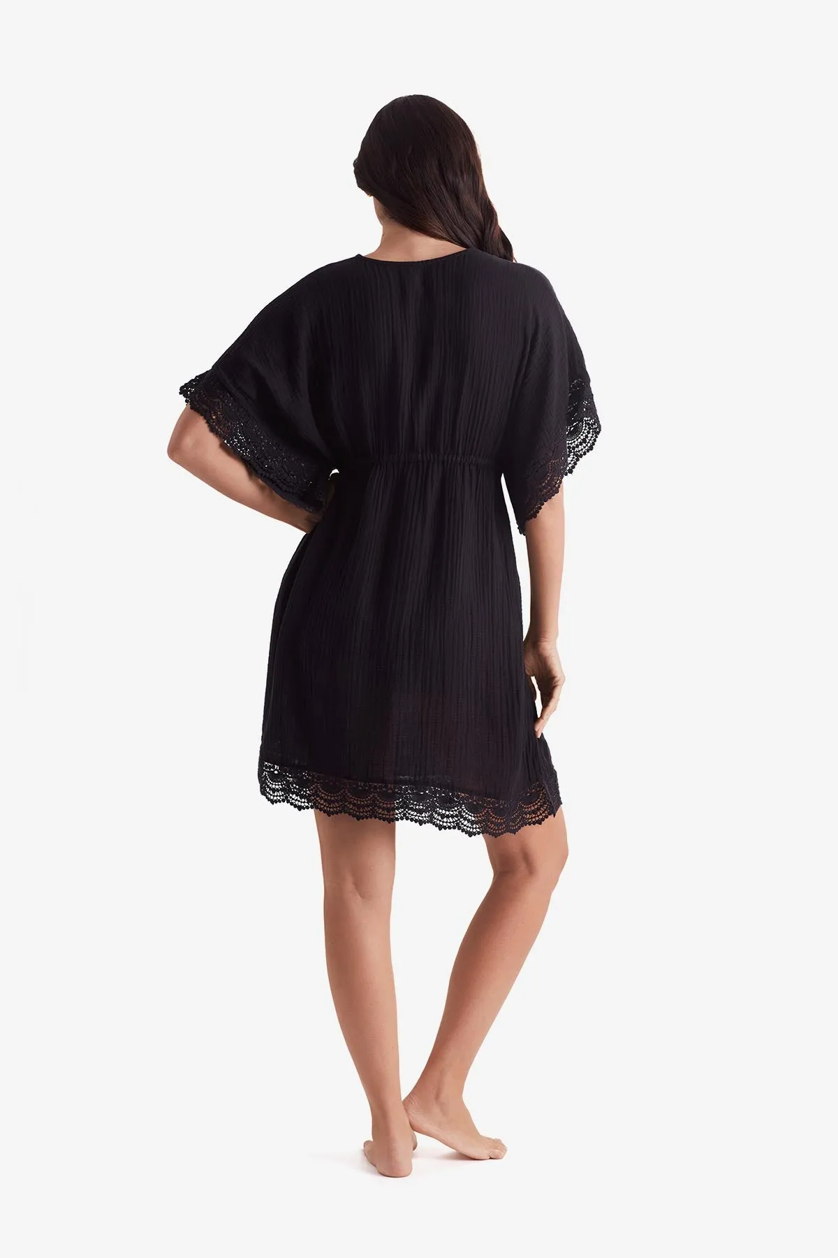 Horizon Tunic - Black Bliss Gauze sold by Longitude product image thumbnail 3