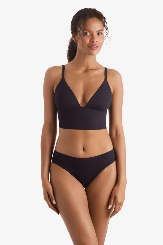 Blake Midkini - Black Lido Rib sold by Longitude