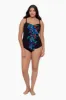 Plus Size Hank Tankini Top - Garden Variety sold by Longitude