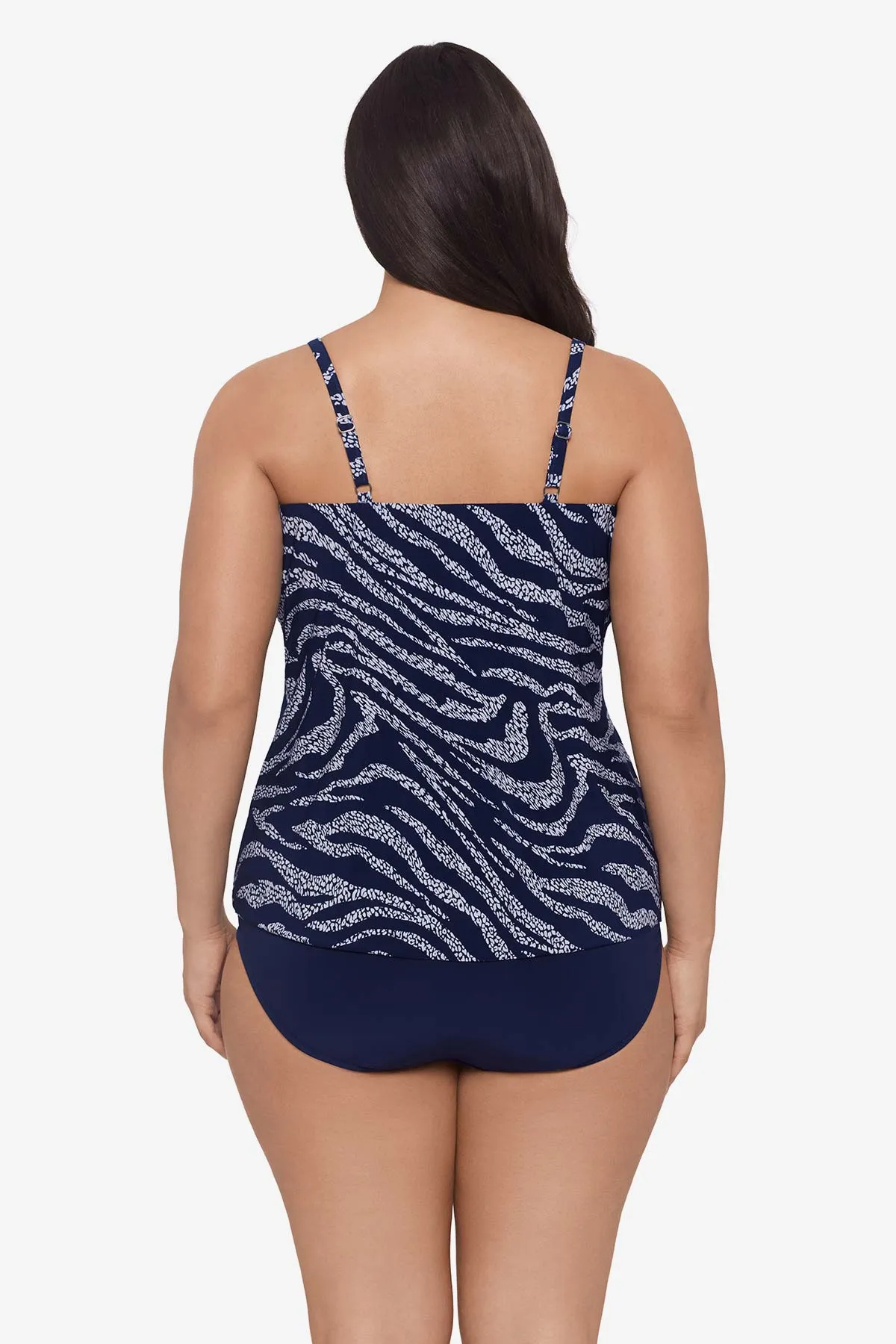 Plus Size Hank Tankini Top - Savanna Skin sold by Longitude product image thumbnail 3