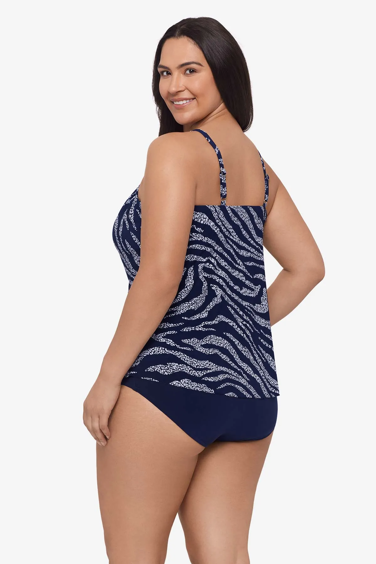 Plus Size Hank Tankini Top - Savanna Skin sold by Longitude product image thumbnail 2