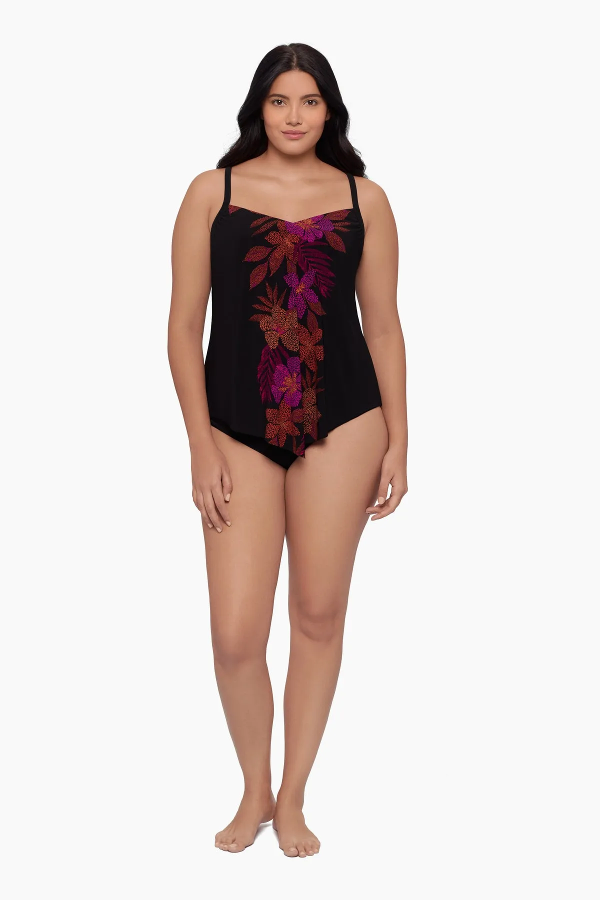 Plus Size Hank Tankini Top - Dappled Jungle sold by Longitude product image thumbnail 2