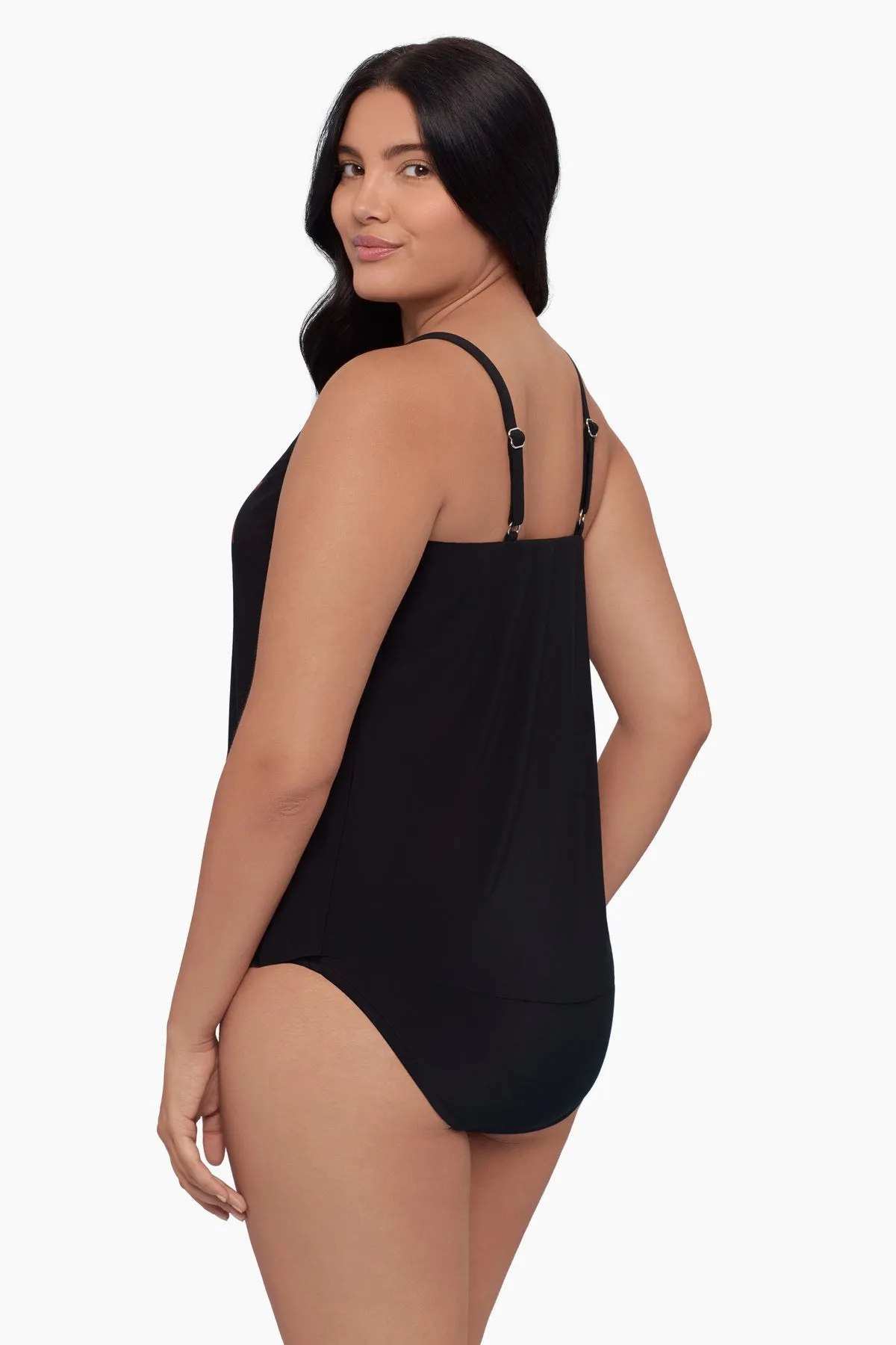 Plus Size Hank Tankini Top - Dappled Jungle sold by Longitude product image thumbnail 3