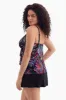 Long Torso Ruffle Faux Skirtini - Coolangata sold by Longitude