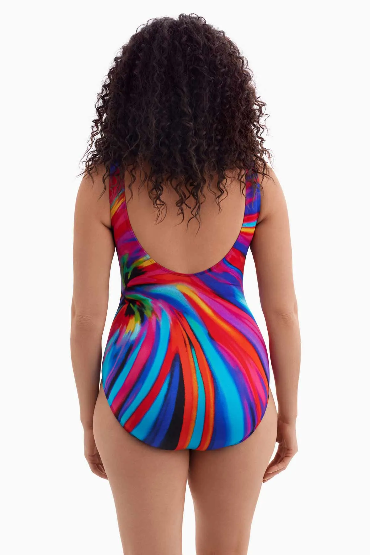 Long Torso Panel Scoopneck One Piece - Tidal Swoon sold by Longitude product image thumbnail 3