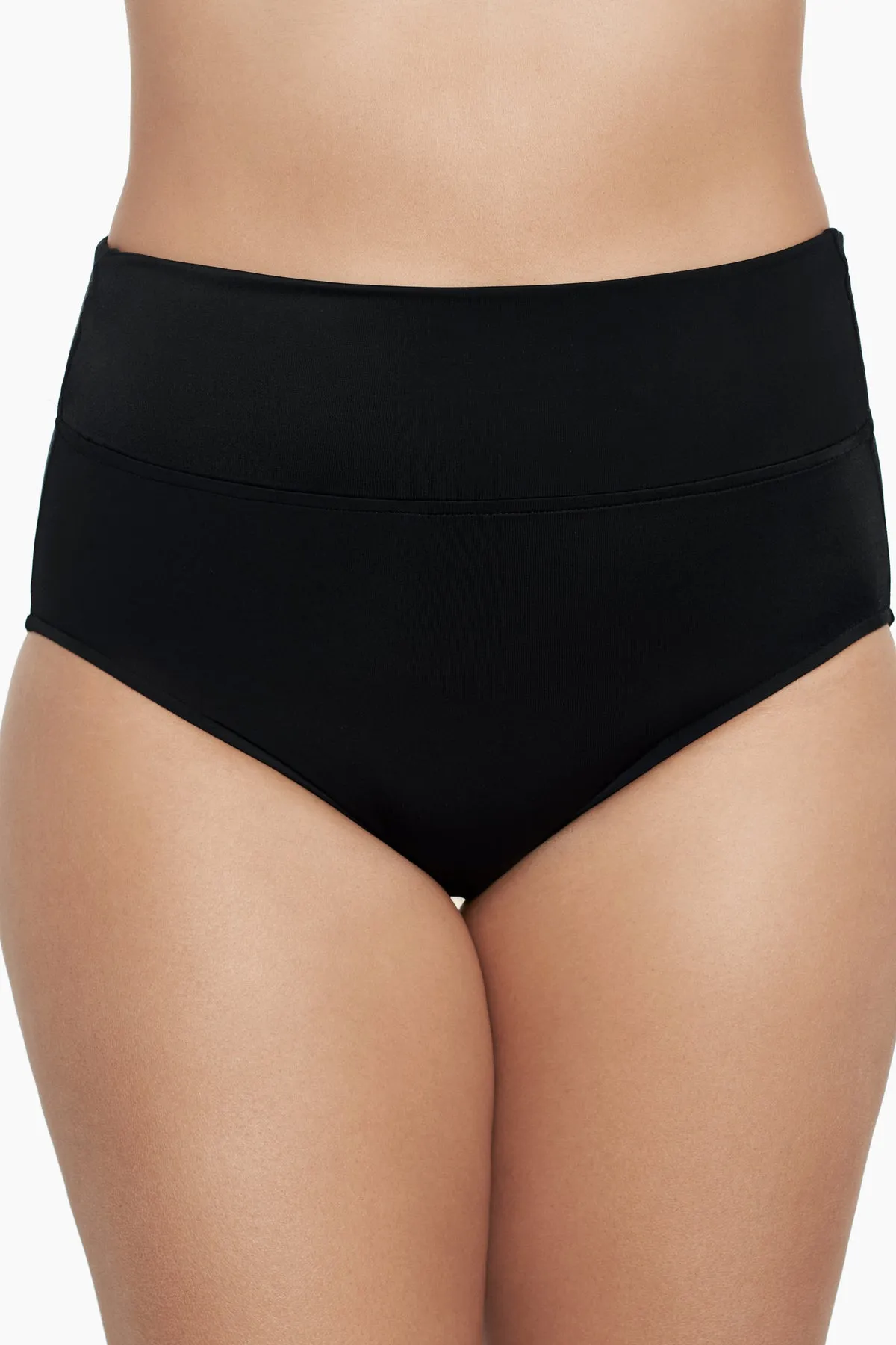 Yoke Top Brief - Black sold by Longitude