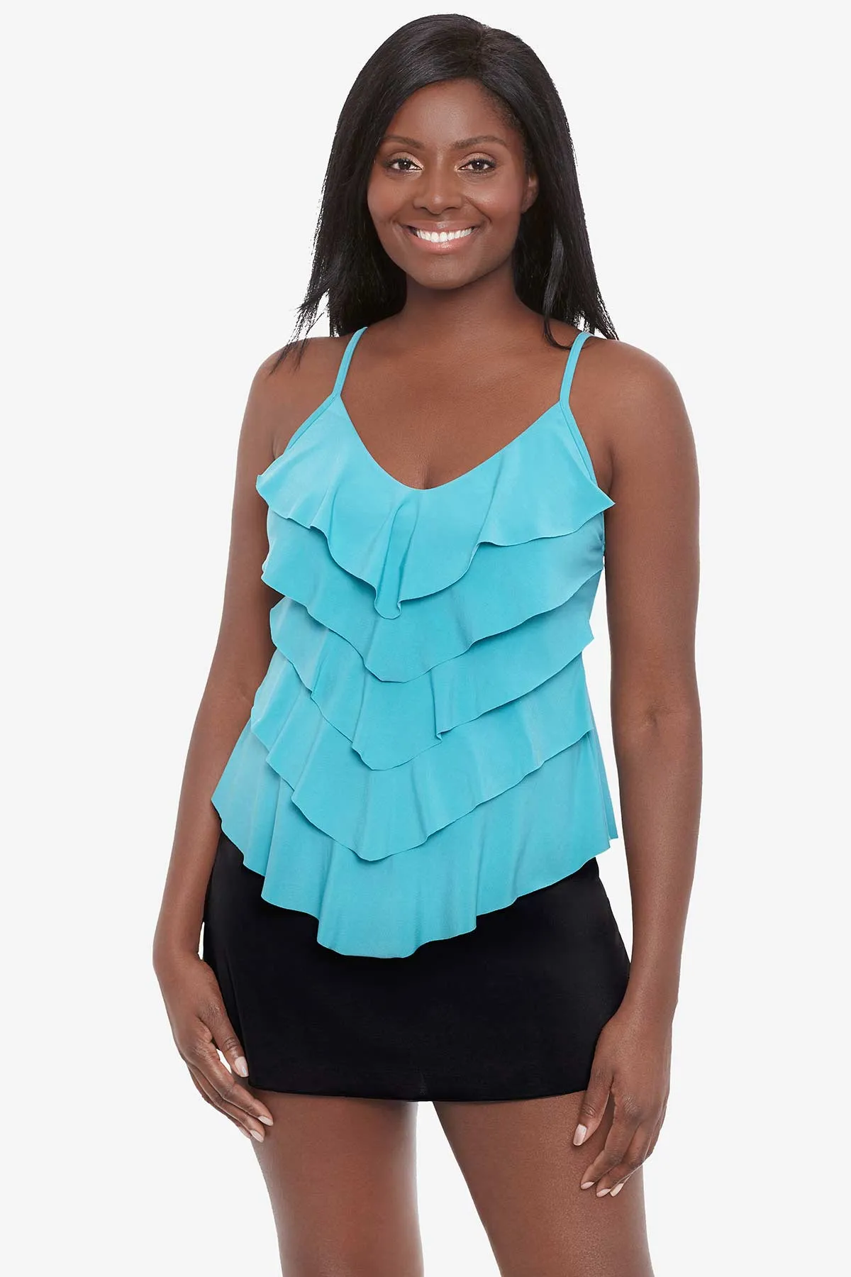 Rachel Tankini Top - Ocean Blue sold by Longitude