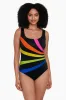 Long Torso Fan Tank One Piece - Multi Fan Club sold by Longitude