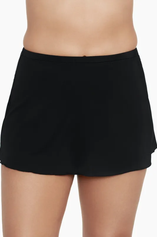 Skirted Pant Swim Bottom - Black sold by Longitude