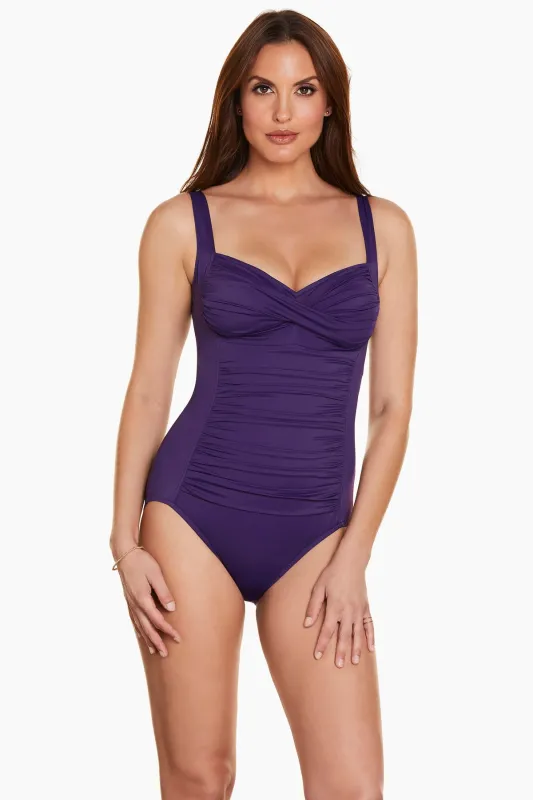 Averi One Piece Swimsuit - Mulberry sold by Longitude