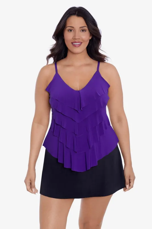 Rachel Tankini Top - Plum sold by Longitude