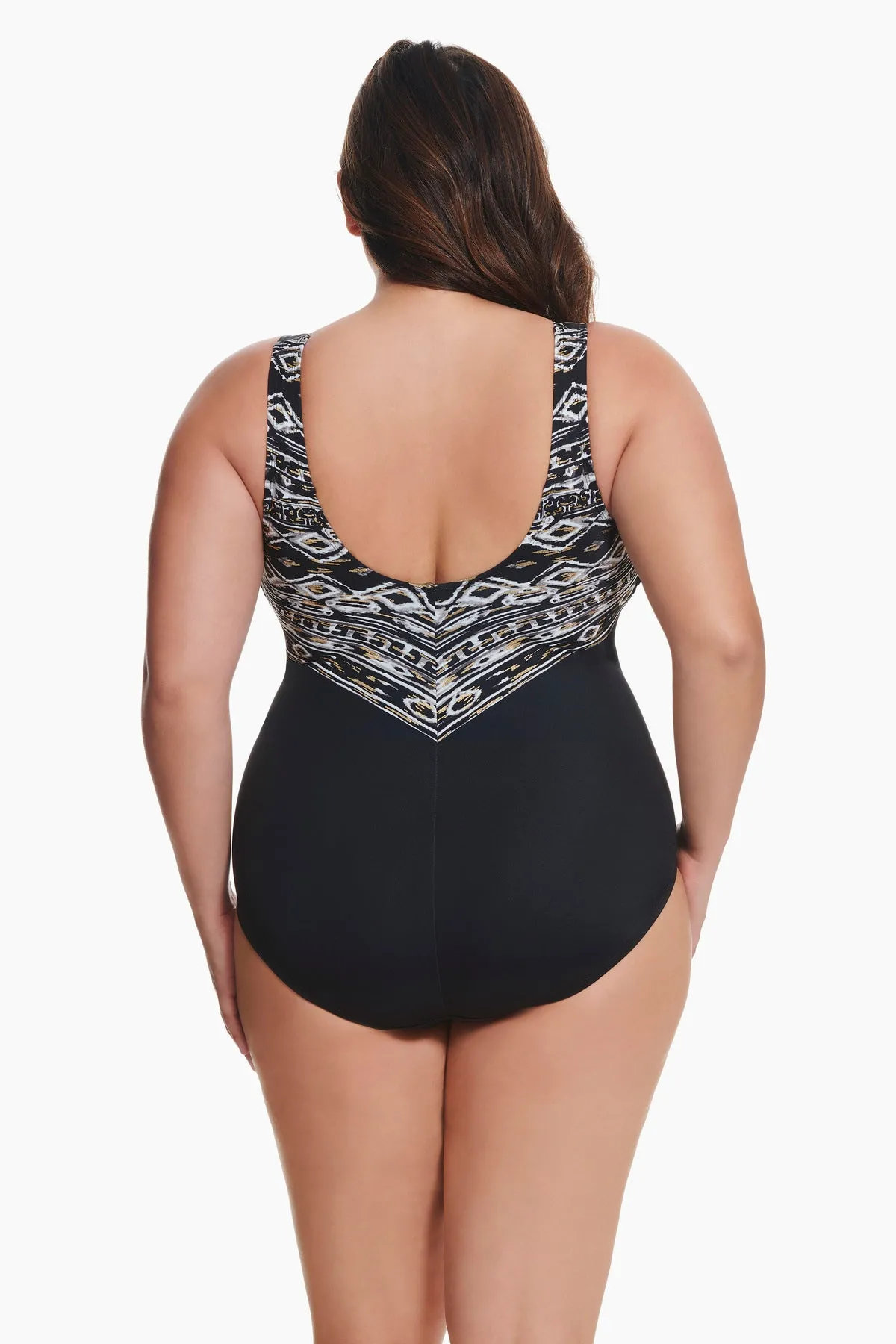 Plus Size Long Torso Scoopback One Piece - Mazunte sold by Longitude product image thumbnail 2