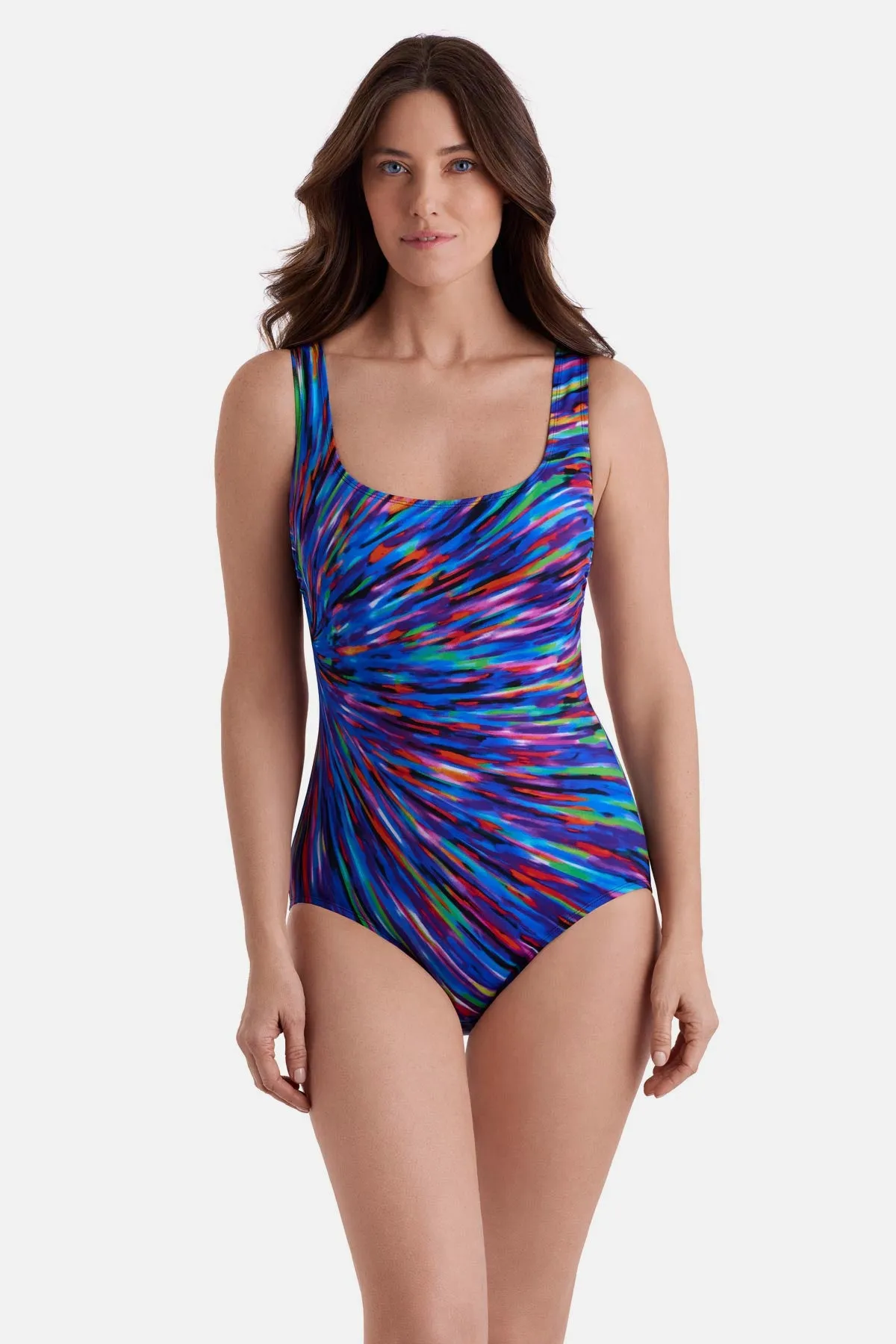 Long Torso Panel Scoopneck One Piece - Nebula sold by Longitude