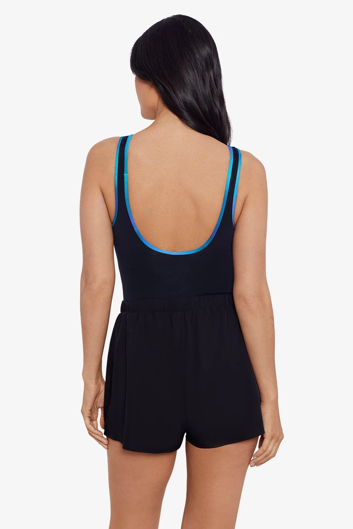 Colorful Behavior Zip Run Around One Piece - Purple/Blue sold by Longitude product image thumbnail 3